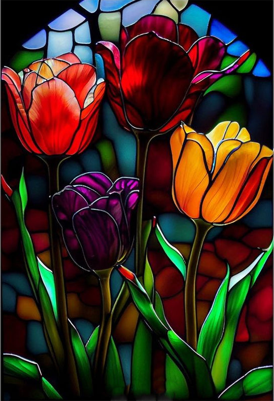 DIAMOND PAINTING - Blumen