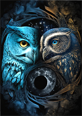 DIAMOND PAINTING - owl