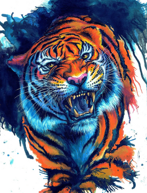 DIAMOND PAINTING -TIGER