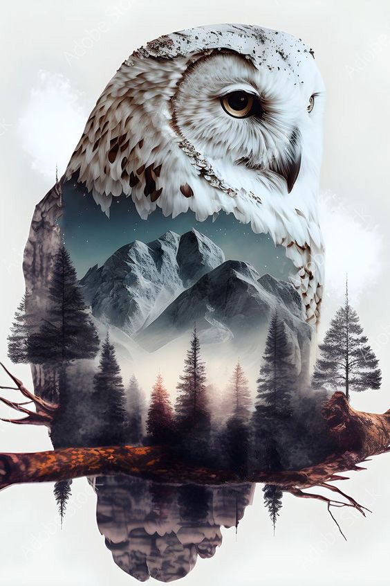 DIAMOND PAINTING - owl