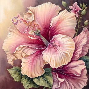 DIAMOND PAINTING - Hibiskus