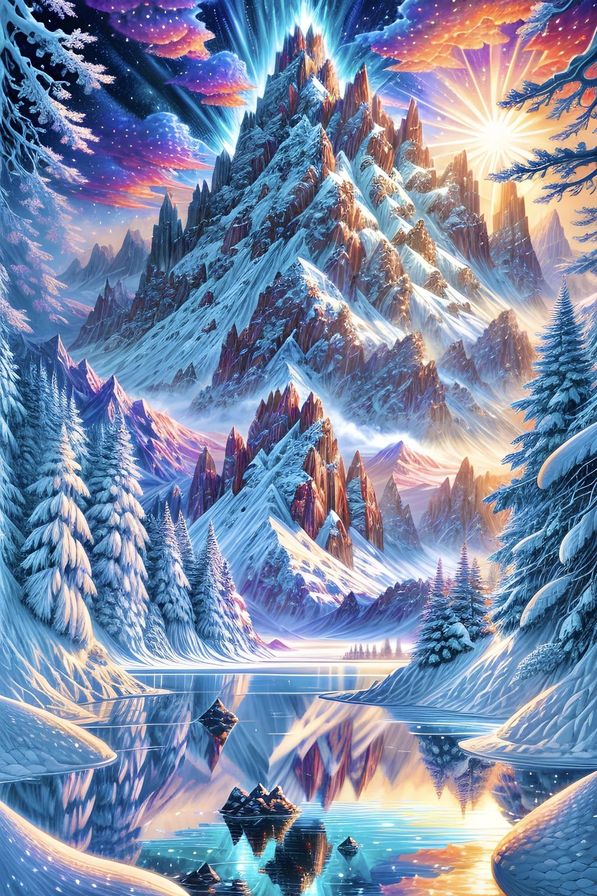 DIAMOND PAINTING - Schneeberg