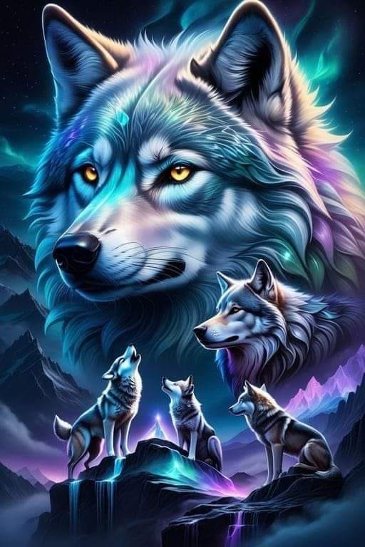 DIAMOND PAINTING - Wolf