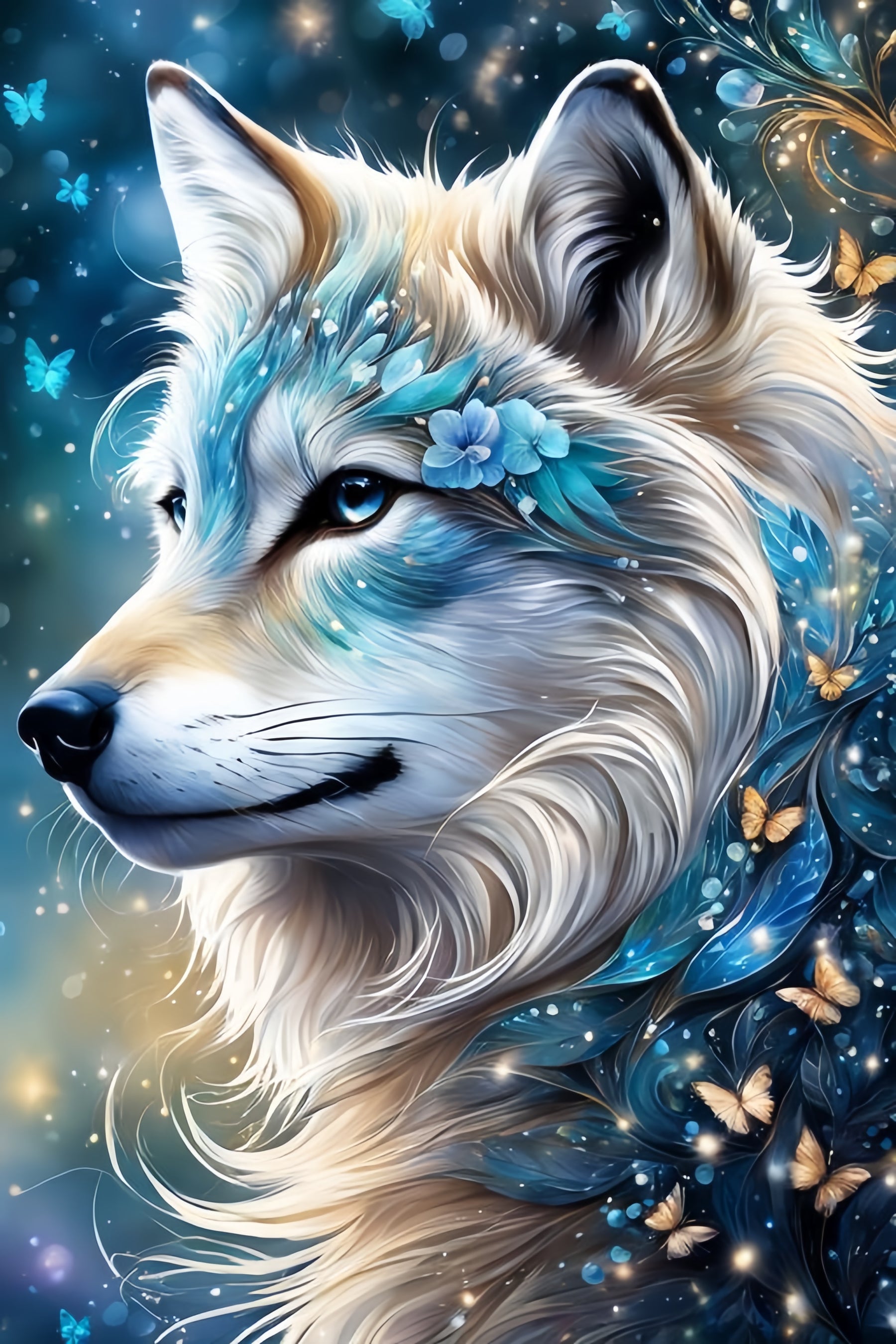 DIAMOND PAINTING - Wolf