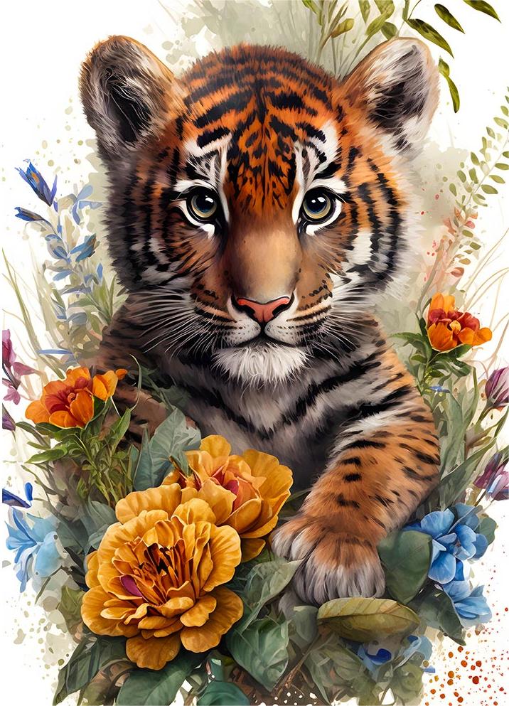 DIAMOND PAINTING -Tiger