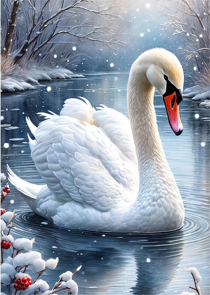 DIAMOND PAINTING - Schwan