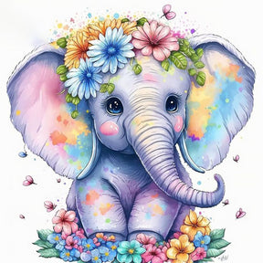 DIAMOND PAINTING - Elefant