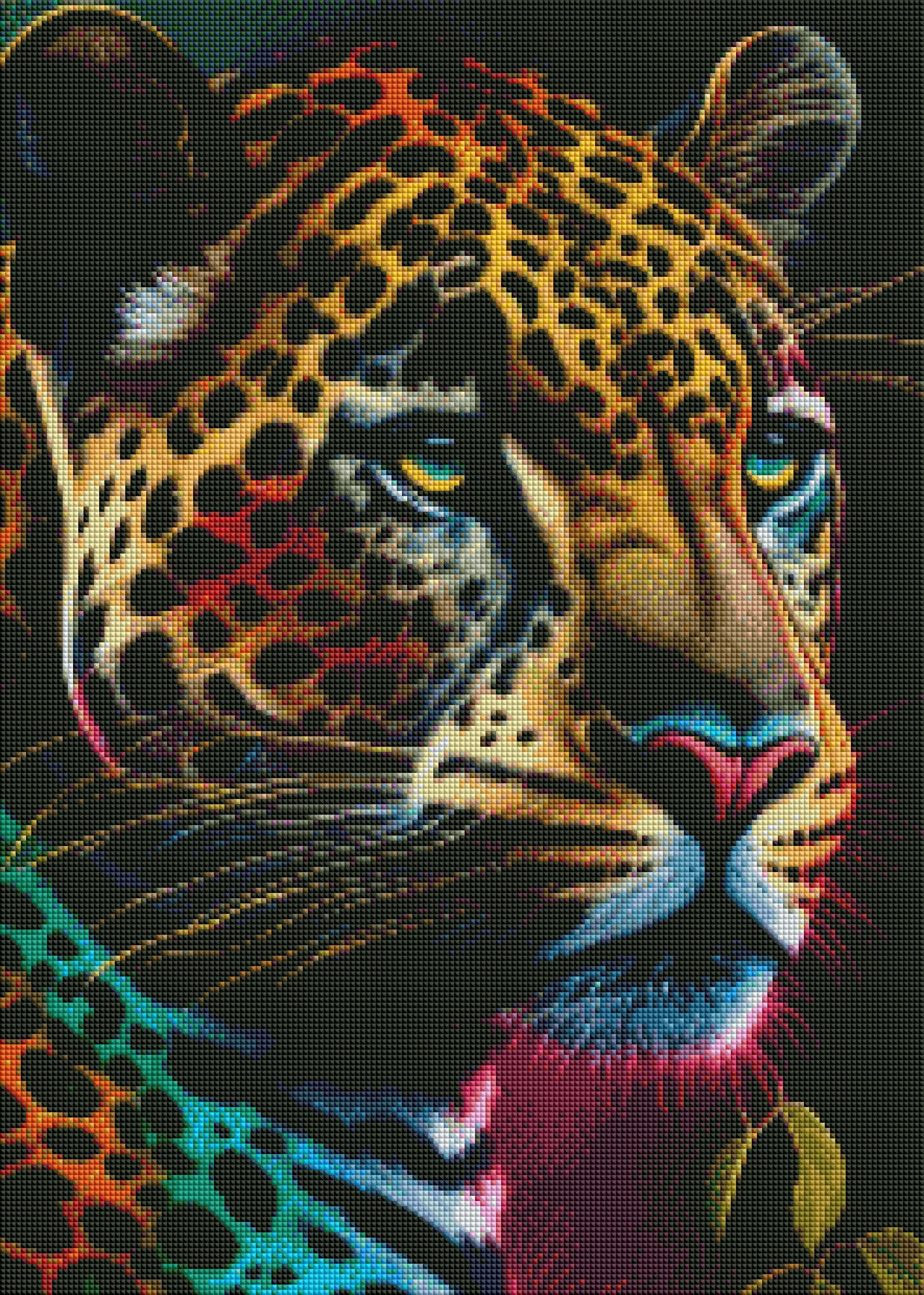 DIAMOND PAINTING -LEOPARD