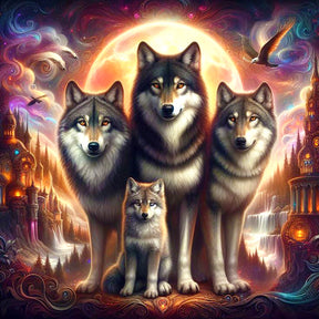 DIAMOND PAINTING - Wolf