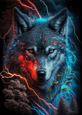 DIAMOND PAINTING -Wolf