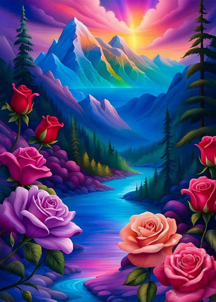 DIAMOND PAINTING -Schöne Landschaft