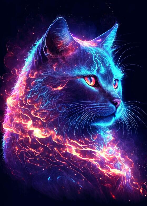 DIAMOND PAINTING -KATZE