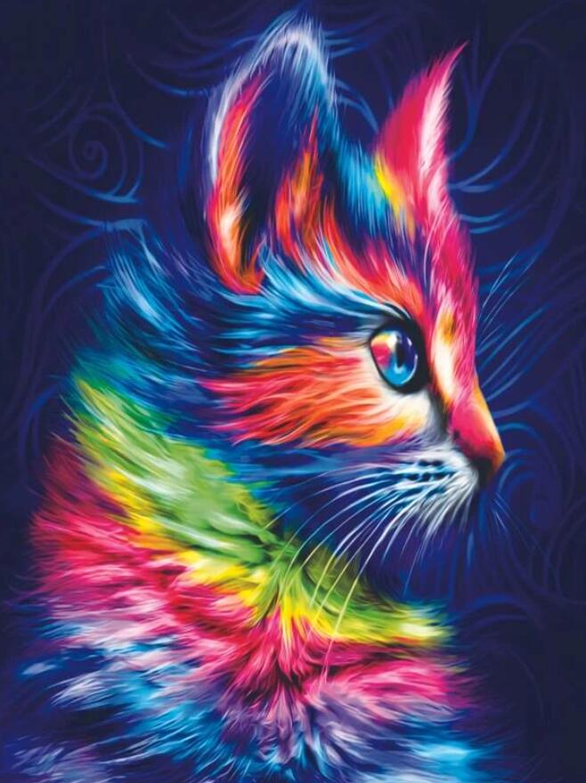 DIAMOND PAINTING -KATZE