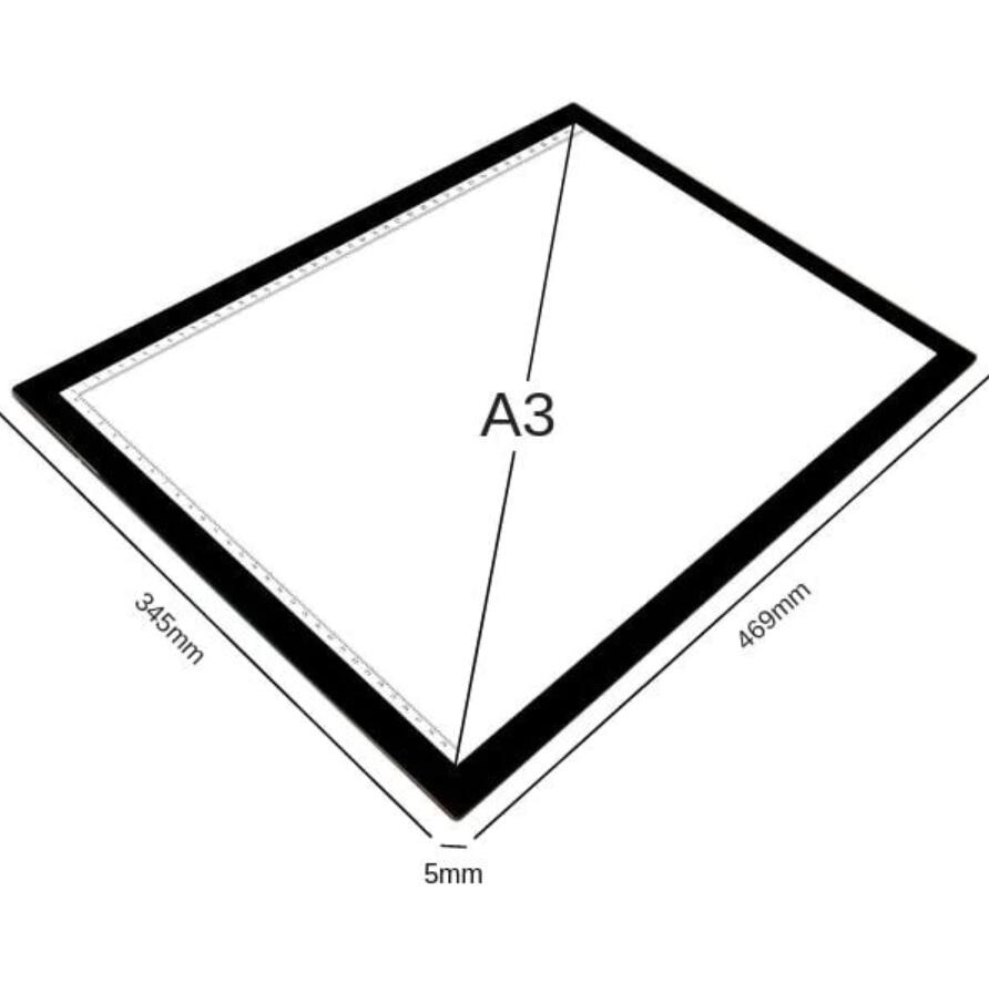 Diamond Painting LED-Pad Unterlage A3