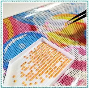 DIAMOND PAINTING -Stitch isst Eis