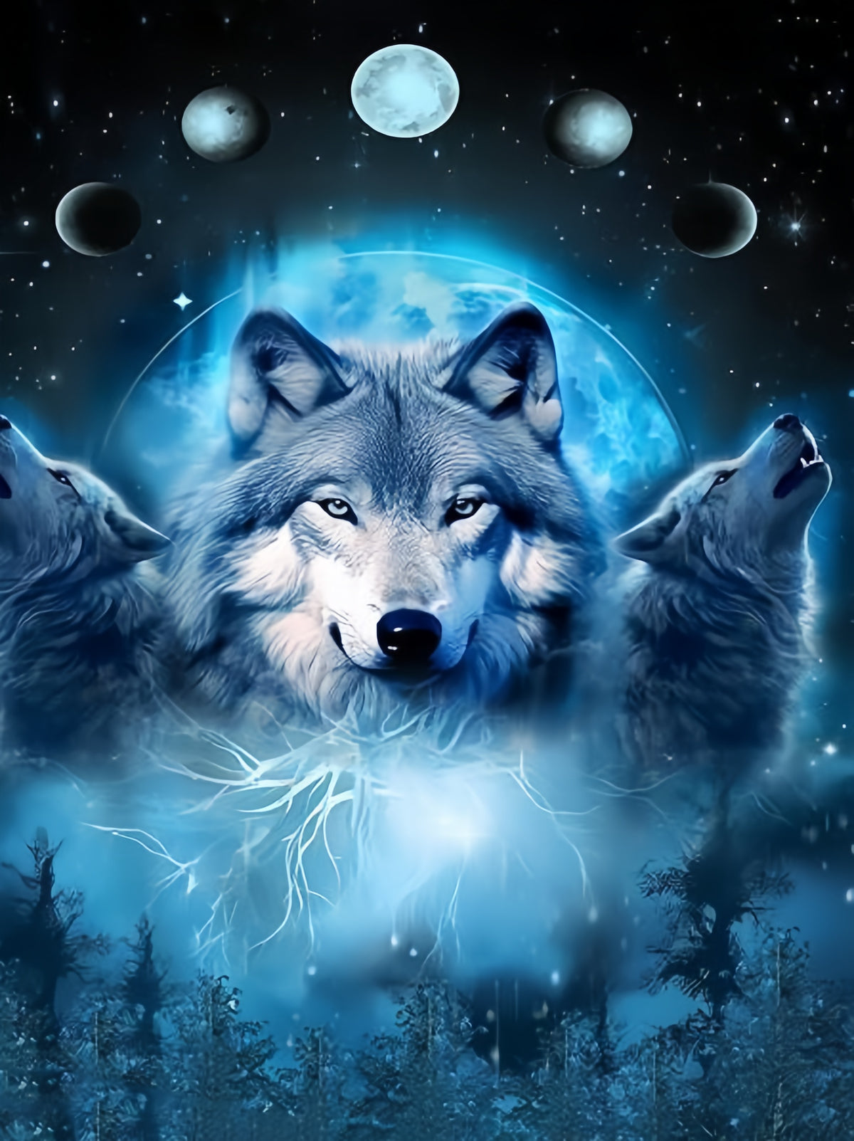 DIAMOND PAINTING - Wolf