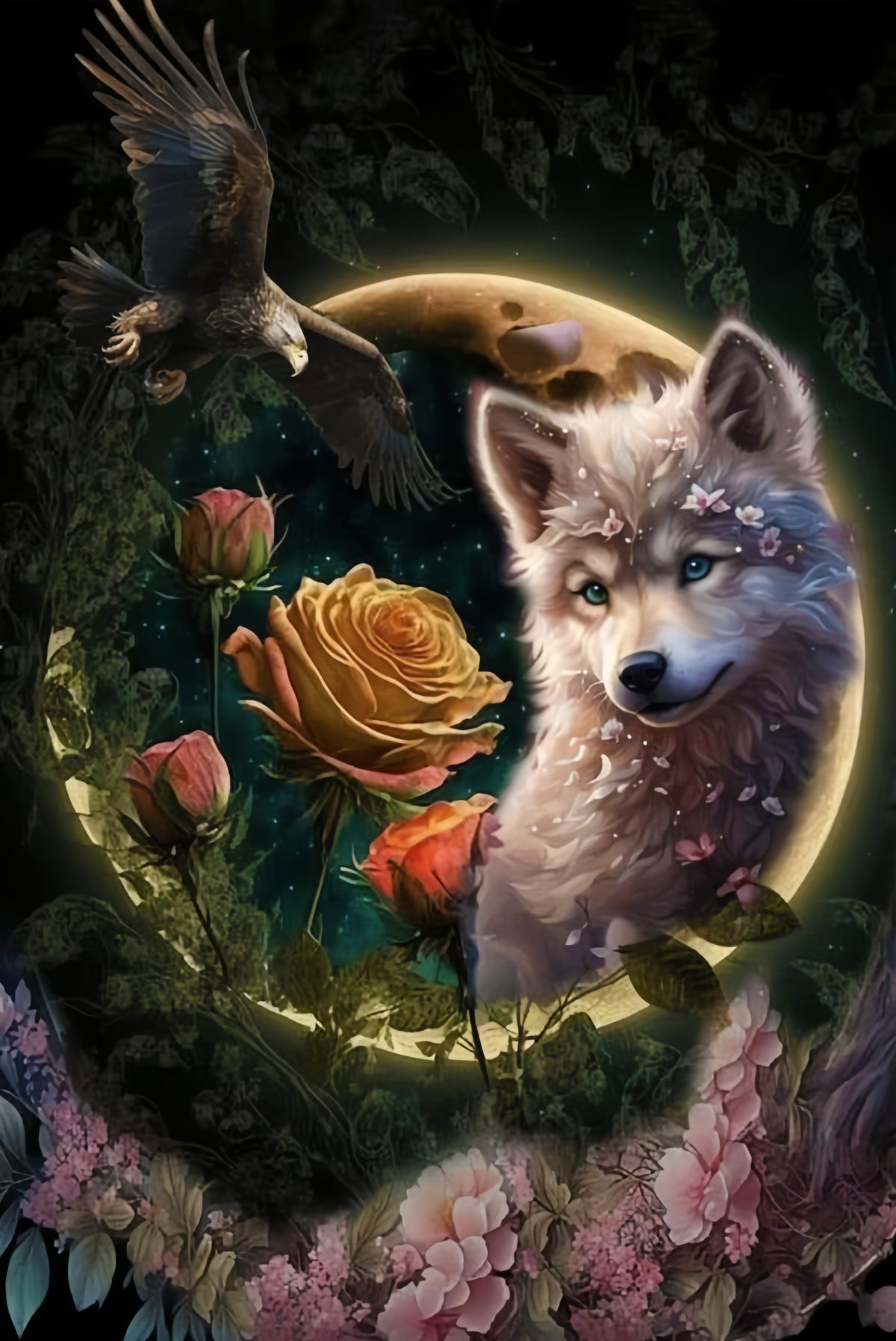 DIAMOND PAINTING - Wolf