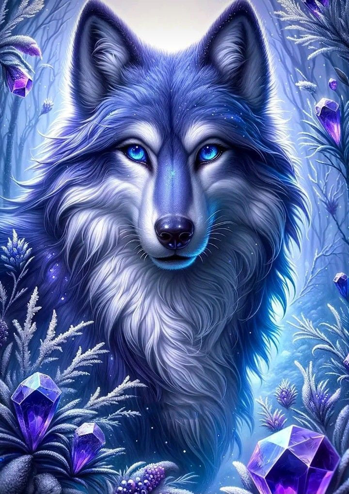 DIAMOND PAINTING - wolf