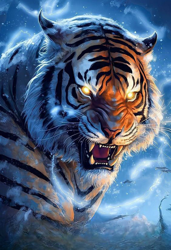 DIAMOND PAINTING -TIGER