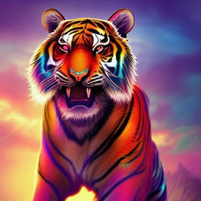 DIAMOND PAINTING -  TIGER