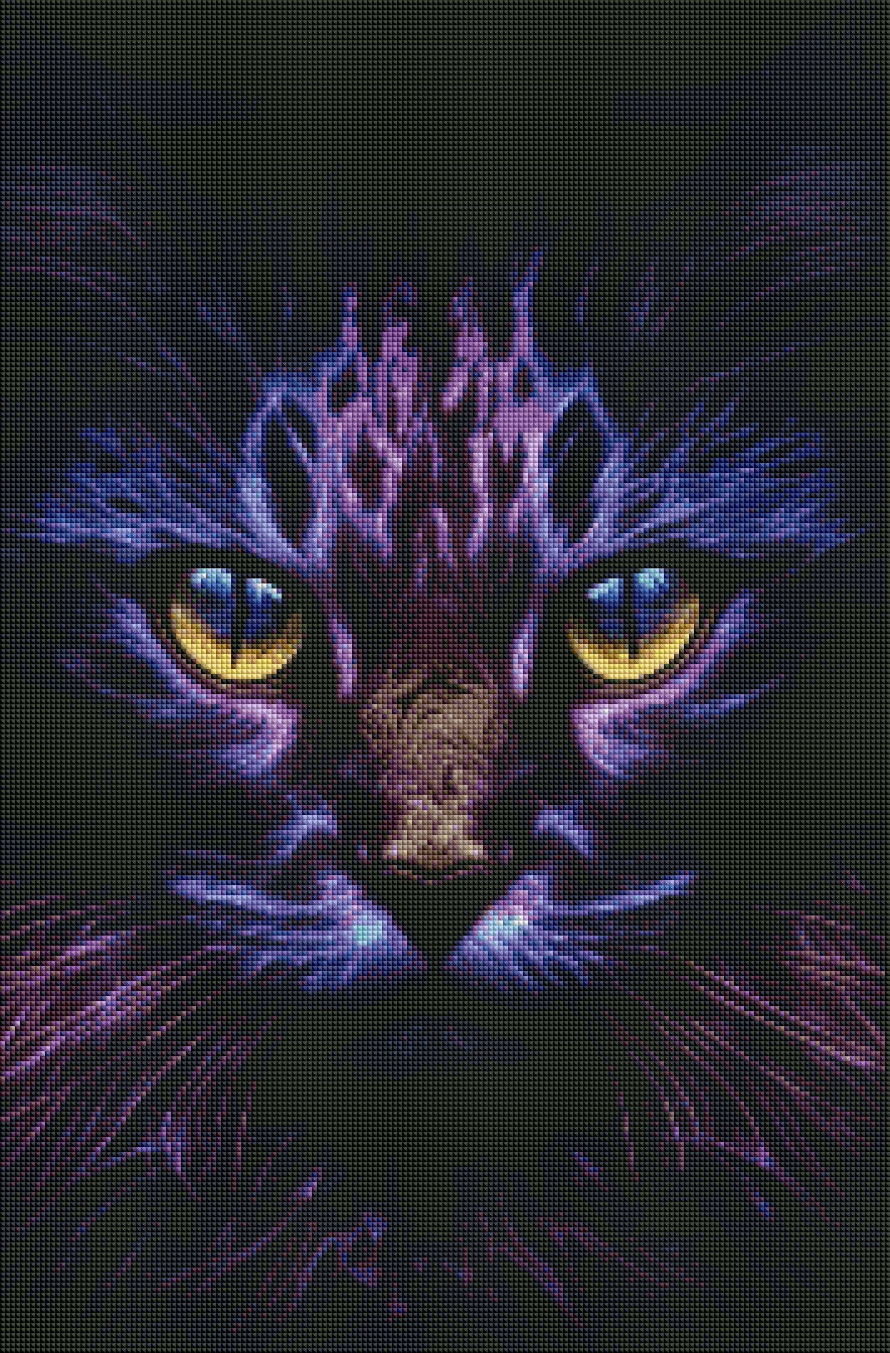 DIAMOND PAINTING -SUPER COOLE KATZE