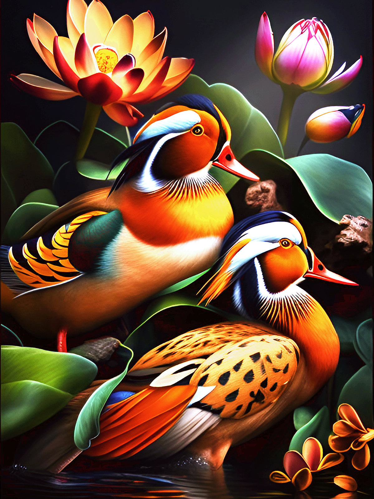 DIAMOND PAINTING -WILDE ENTE