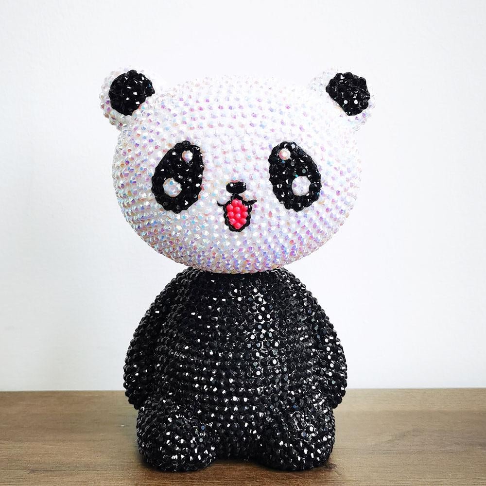 DIAMOND PAINTING PANDA LED LICHT