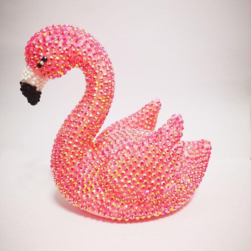 DIAMOND PAINTING FlAMINGO LED LICHT