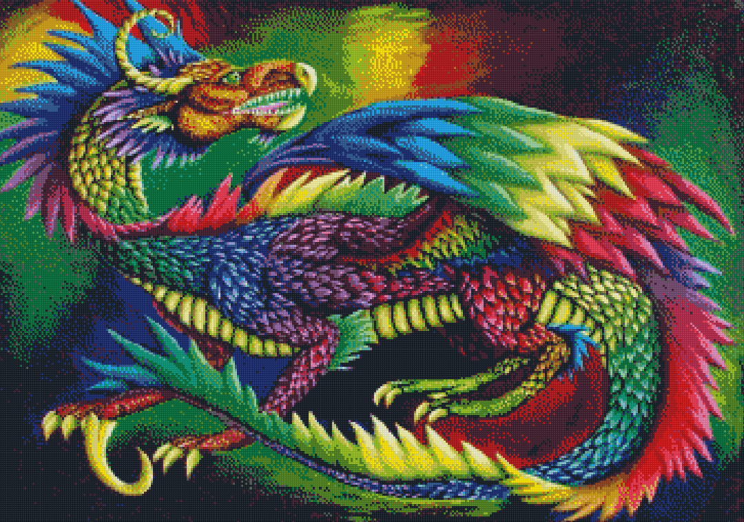 DIAMOND PAINTING -DRACHE