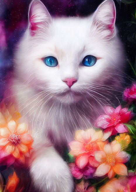 DIAMOND PAINTING -KATZE