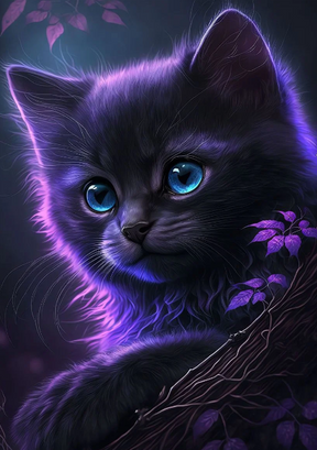 DIAMOND PAINTING -KATZE