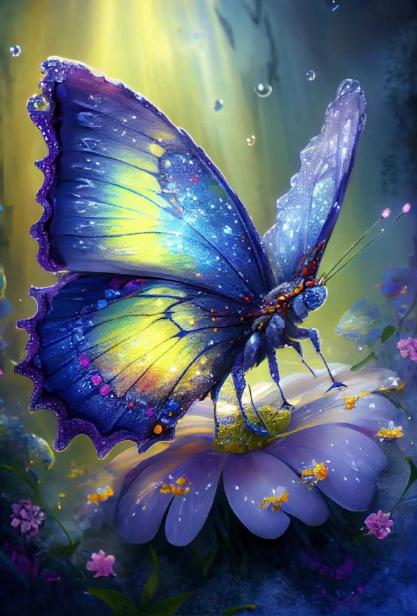 DIAMOND PAINTING -SCHMETTERLING