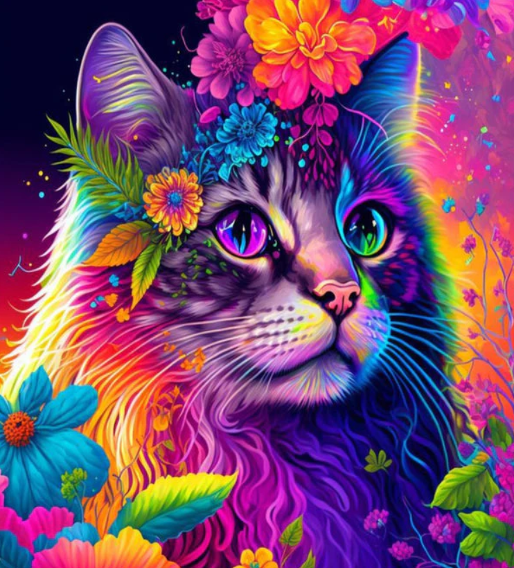 DIAMOND PAINTING -Katze