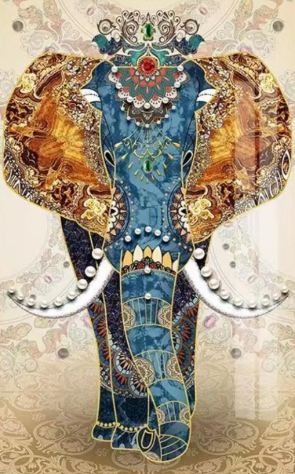 DIAMOND PAINTING -ELEFANT