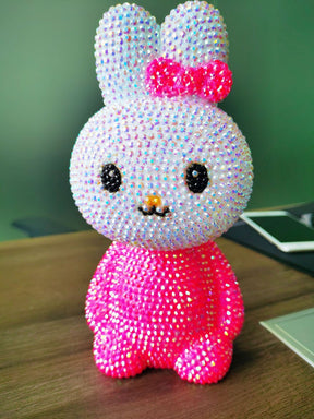 DIAMOND PAINTING RABBIT LED LICHT