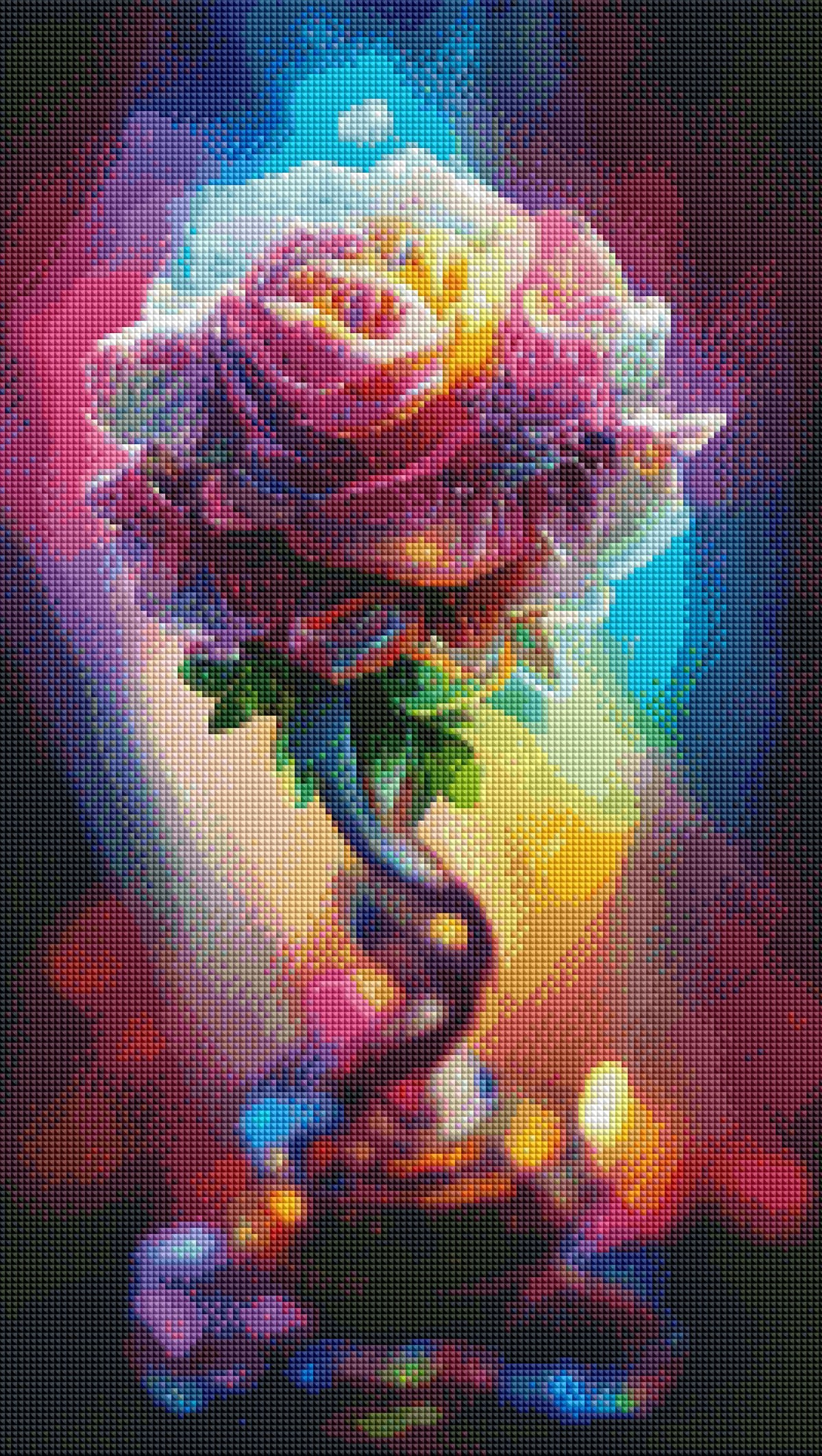 DIAMOND PAINTING - ROSE