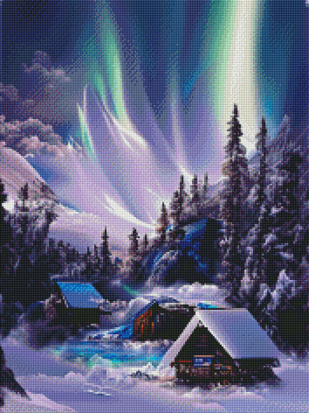 DIAMOND PAINTING - HAUS SCHNEE