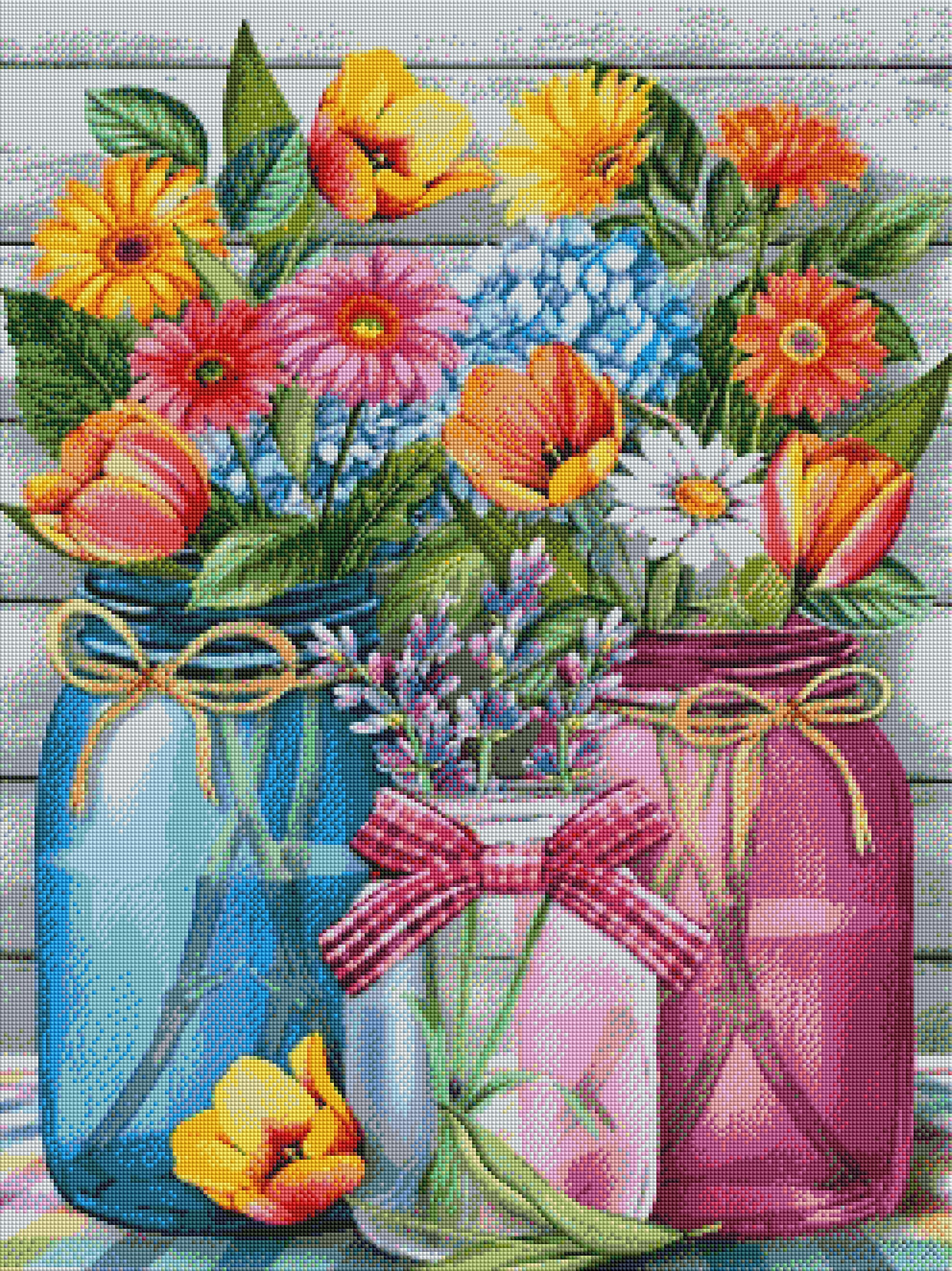 DIAMOND PAINTING -VASE