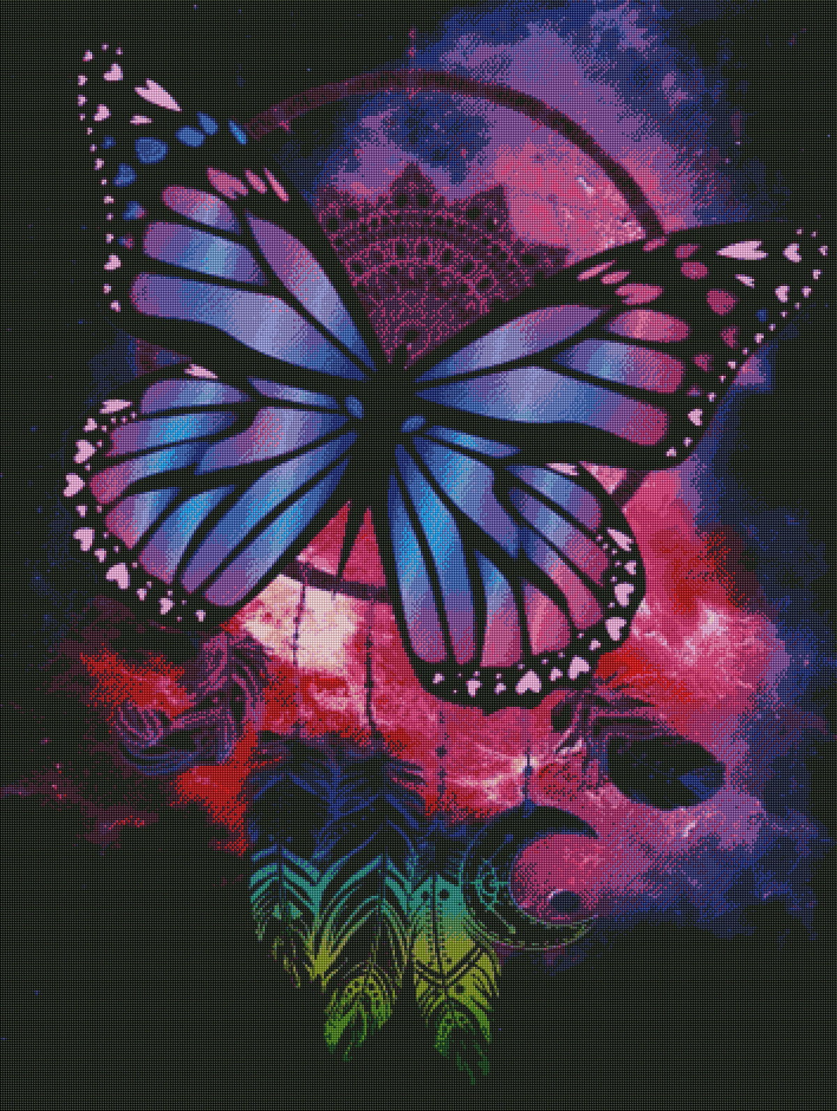 DIAMOND PAINTING - SCHMETTERLING