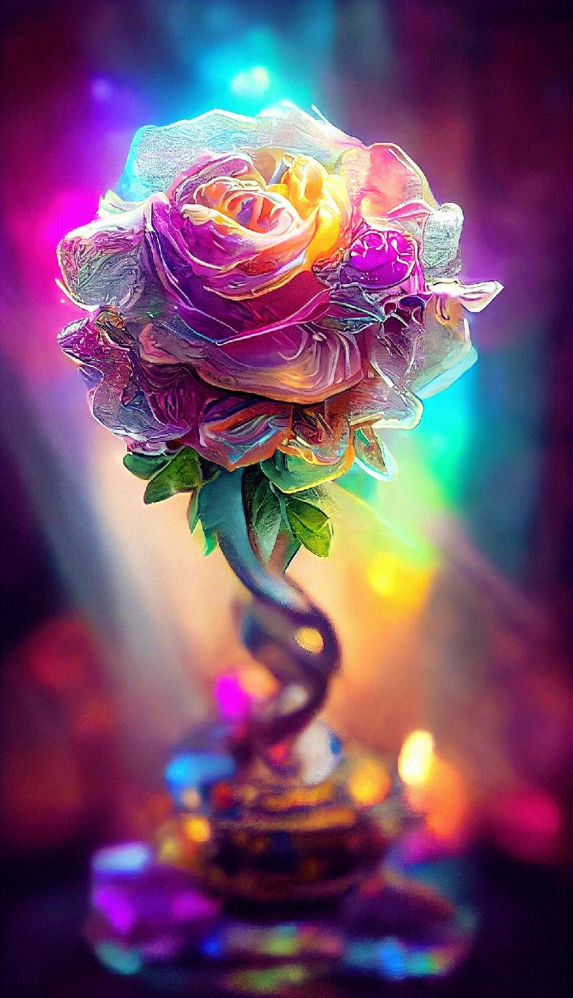 DIAMOND PAINTING - ROSE