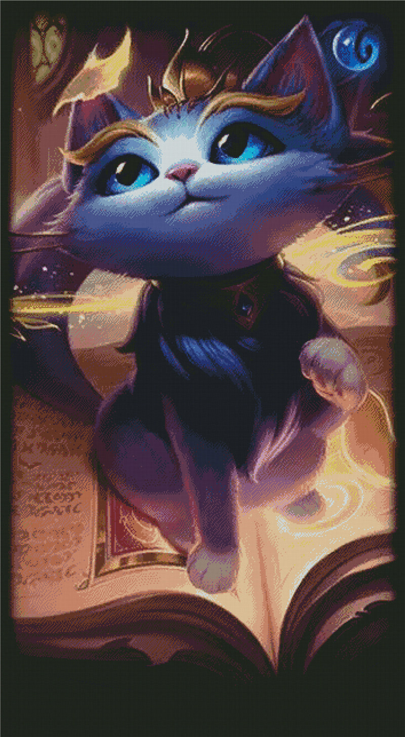 DIAMOND PAINTING - ELFENKATZE