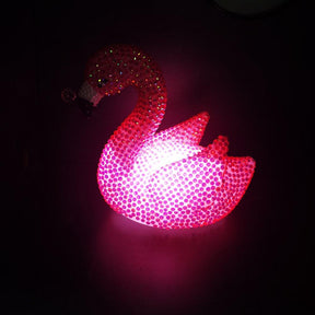 DIAMOND PAINTING FlAMINGO LED LICHT