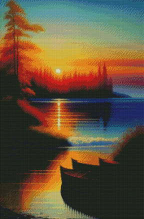 DIAMOND PAINTING -Sonnenuntergang