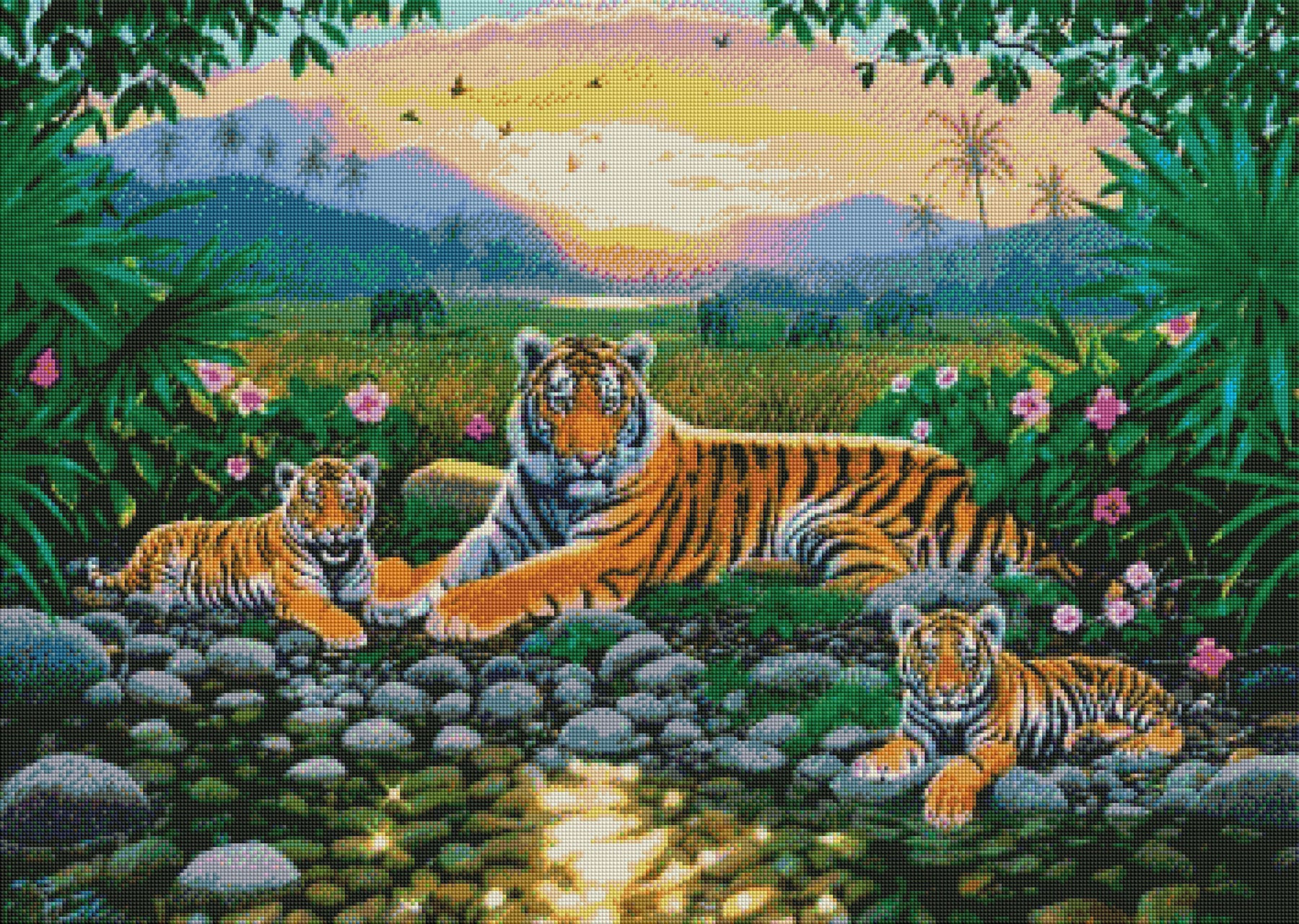 DIAMOND PAINTING - TIGER