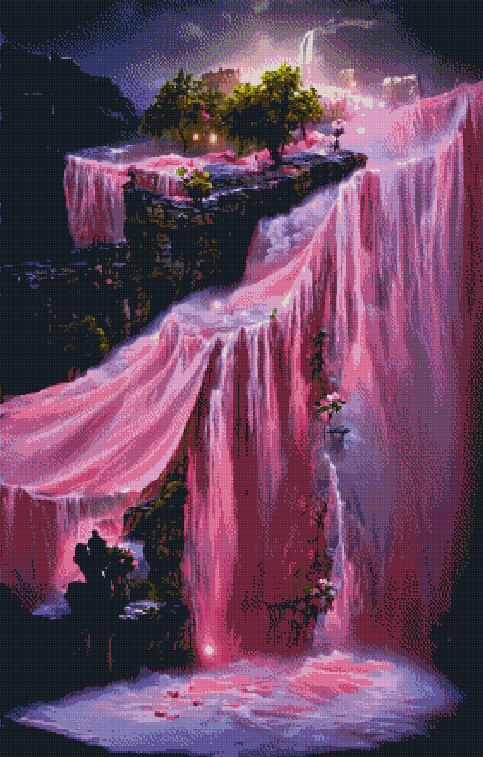 DIAMOND PAINTING - WASSERFALL