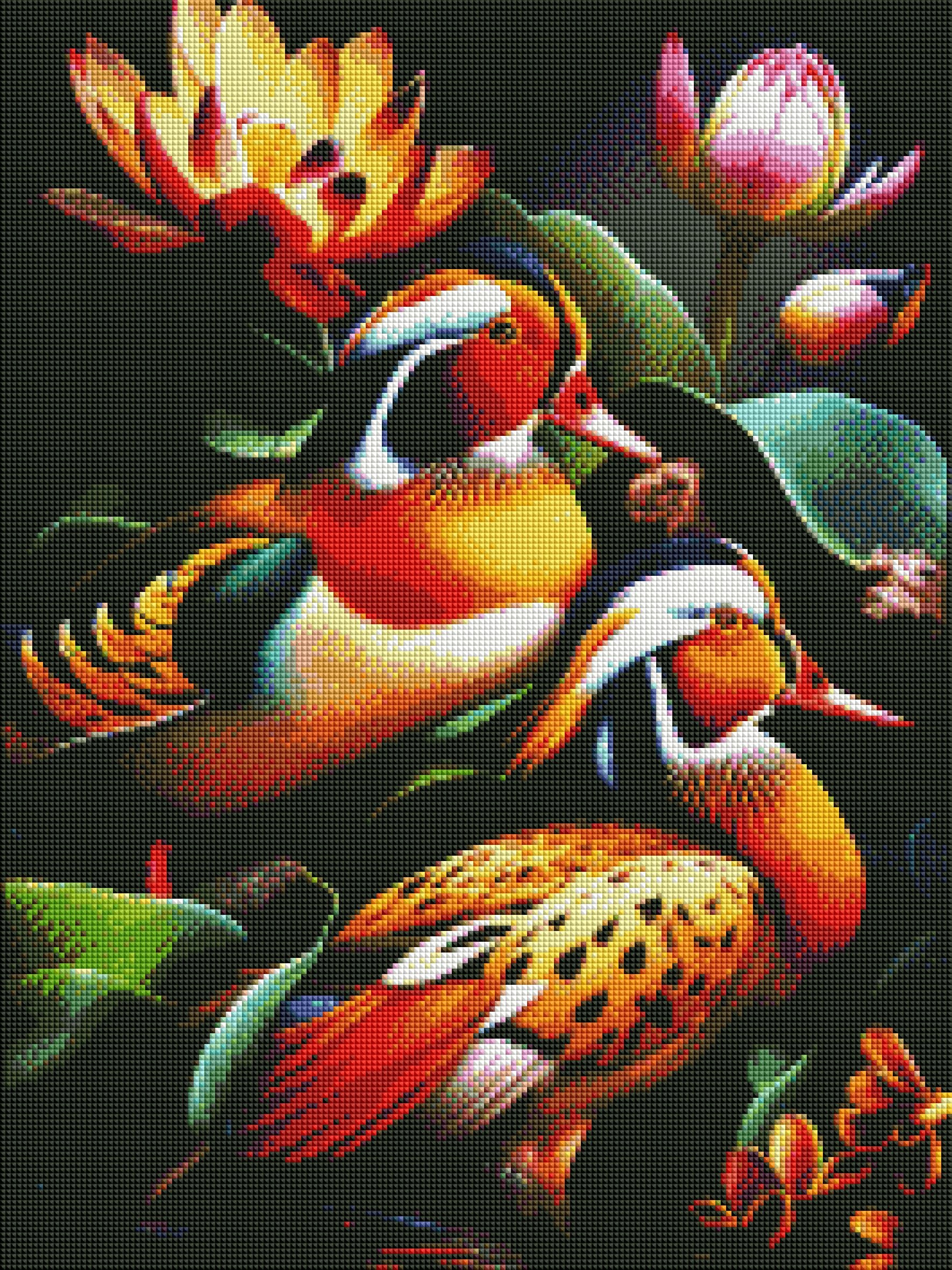 DIAMOND PAINTING -WILDE ENTE