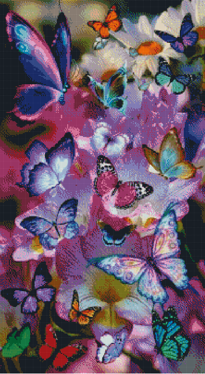 DIAMOND PAINTING - SCHMETTERLING