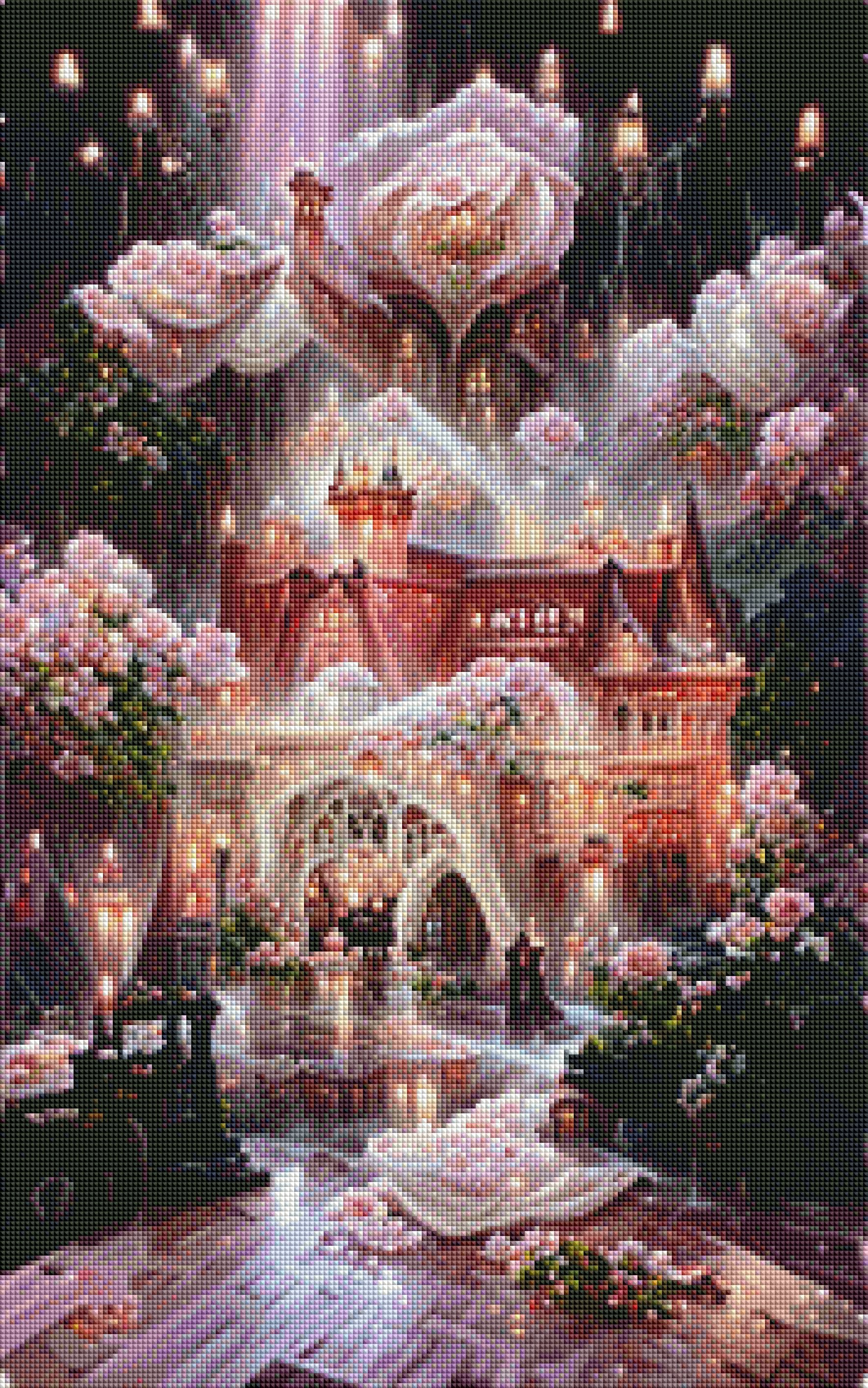 DIAMOND PAINTING - DAS ROSENSCHLOSS