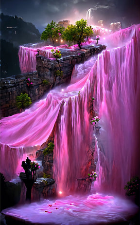 DIAMOND PAINTING - WASSERFALL