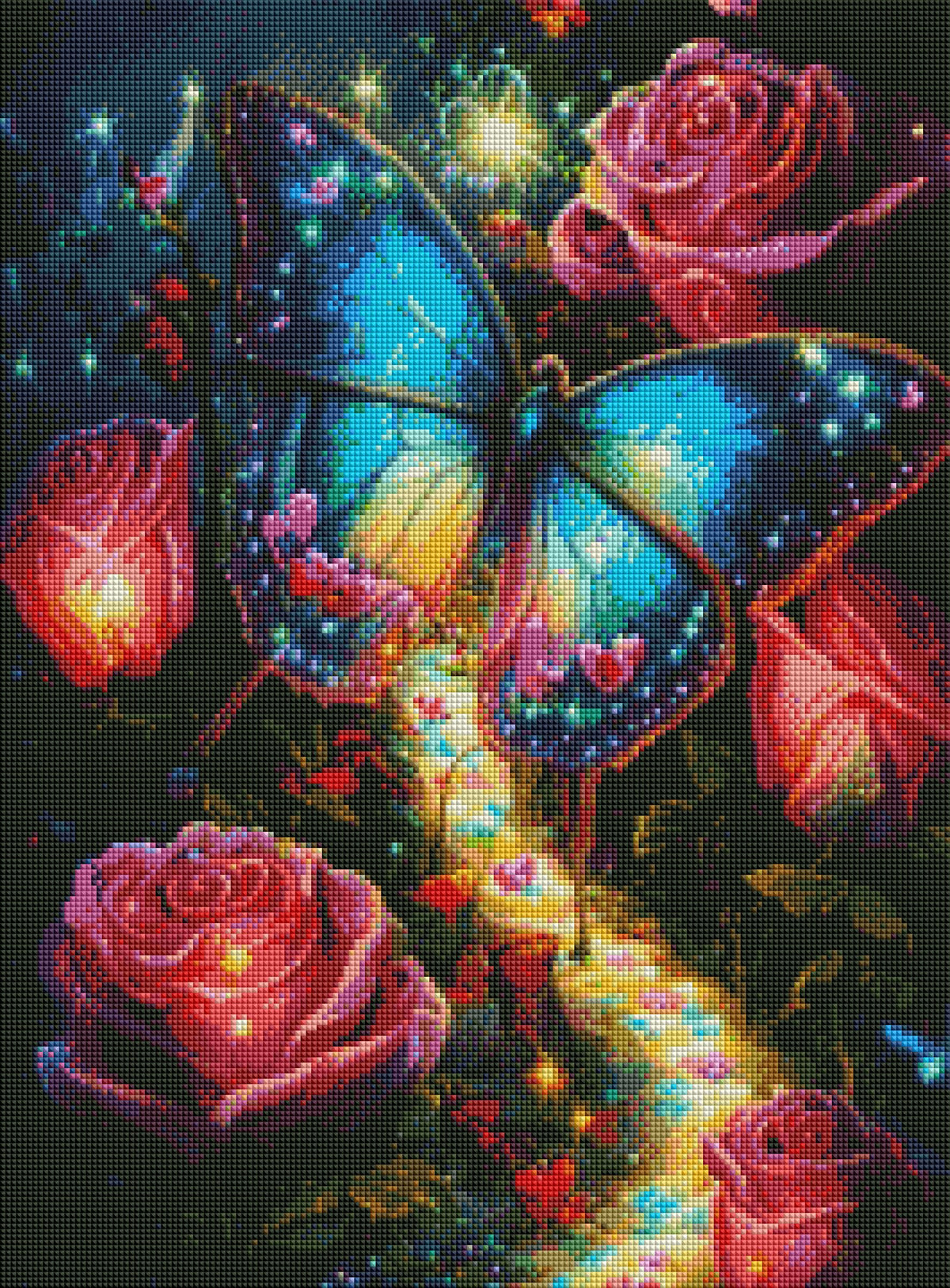 DIAMOND PAINTING - TRAUMSCHMETTERLING